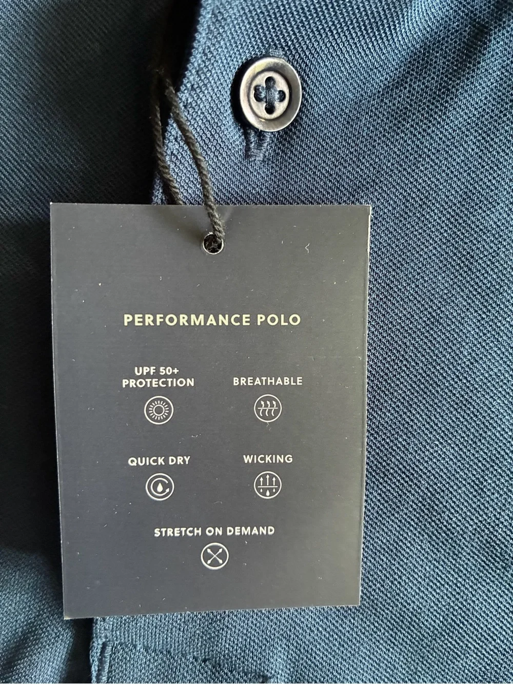 J. Crew Men's Navy Performance Polo